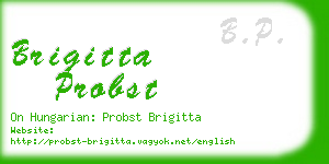 brigitta probst business card